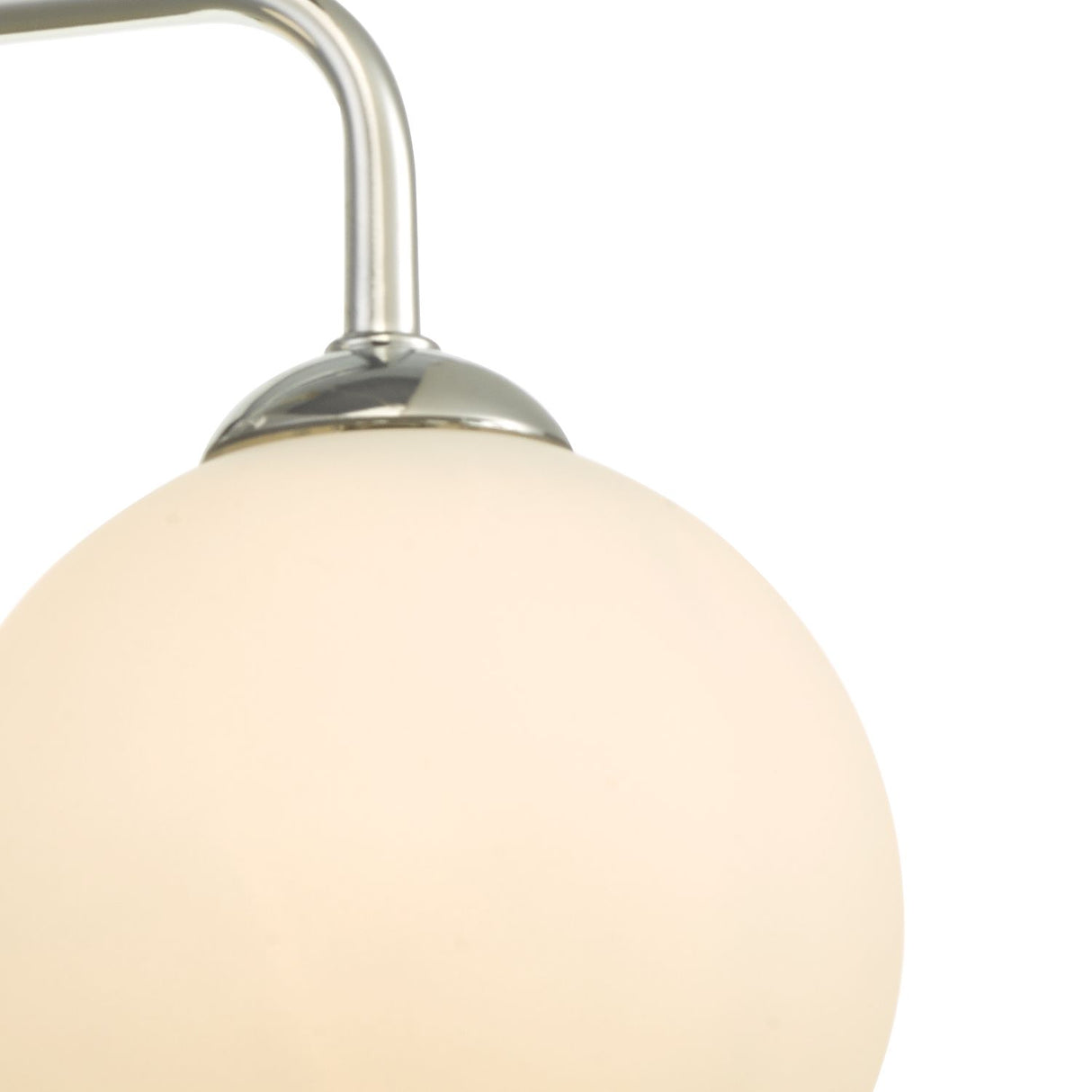 Feya 3 Light Semi Flush Polished Chrome With Opal Glass