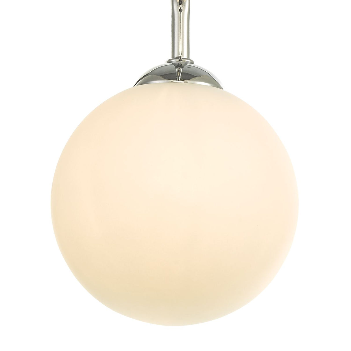 Feya 3 Light Semi Flush Polished Chrome With Opal Glass