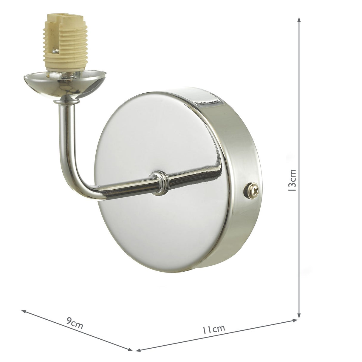Feya Wall Light Polished Chrome Bracket Only