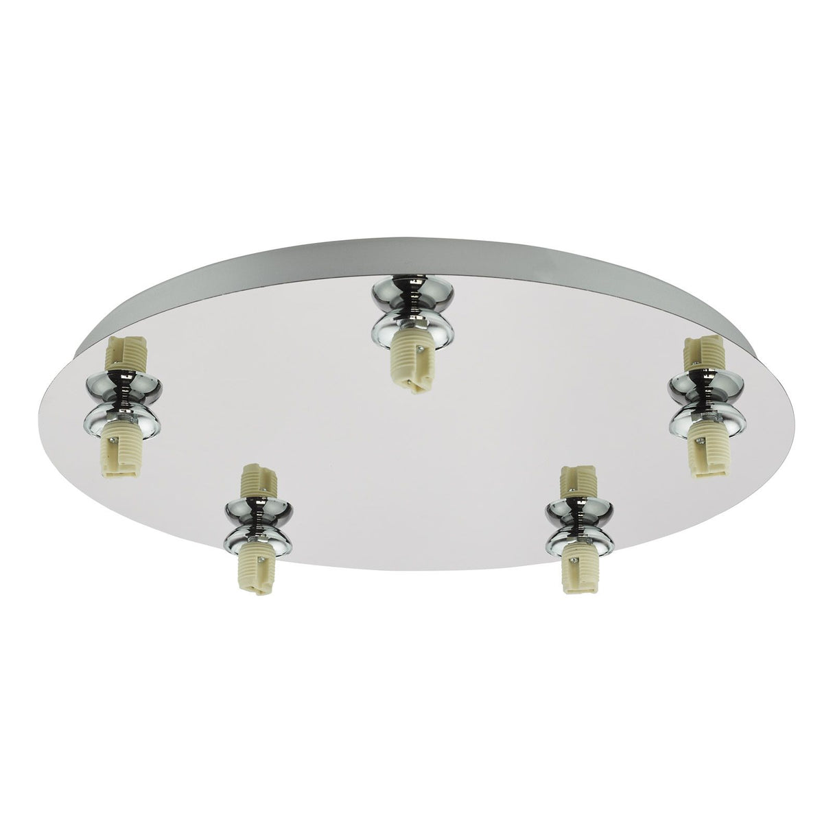 Foley 5 Light Flush Polished Chrome Fitting Only