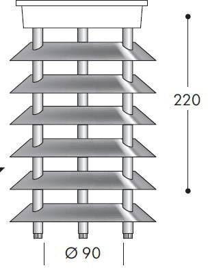 Aluminium Downward Louvre Breaklight