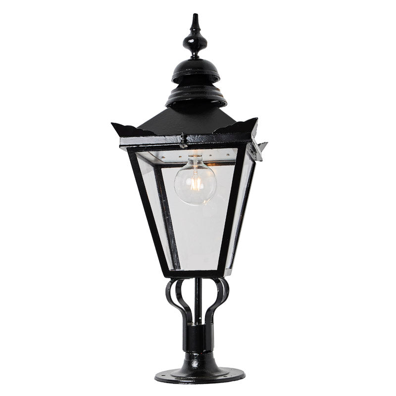 Victorian pier light for flat pier caps 1m (H050)