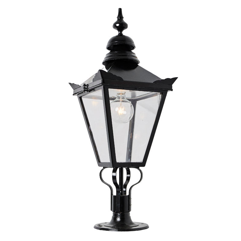 Victorian pier light for flat pier caps 1m (H050)