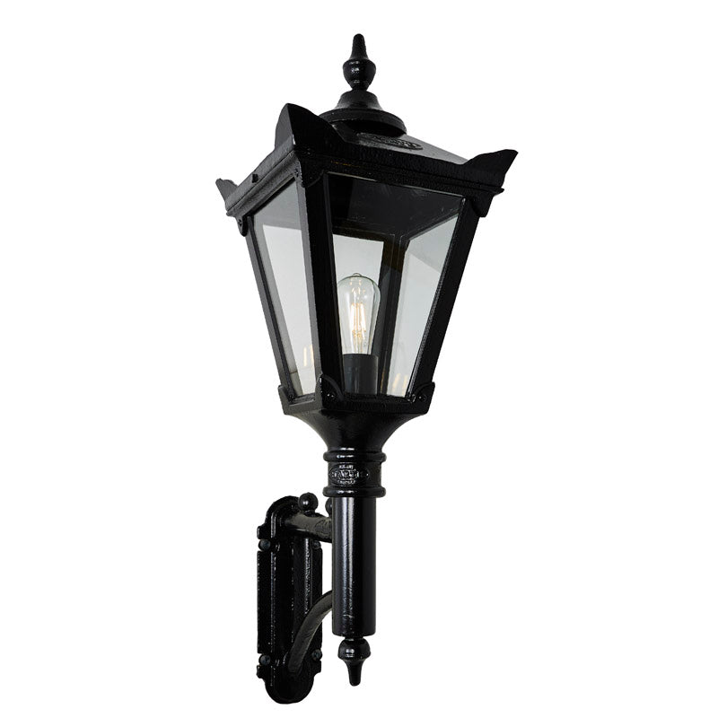 Victorian cast iron wall light with short arm 0.97m (H048)