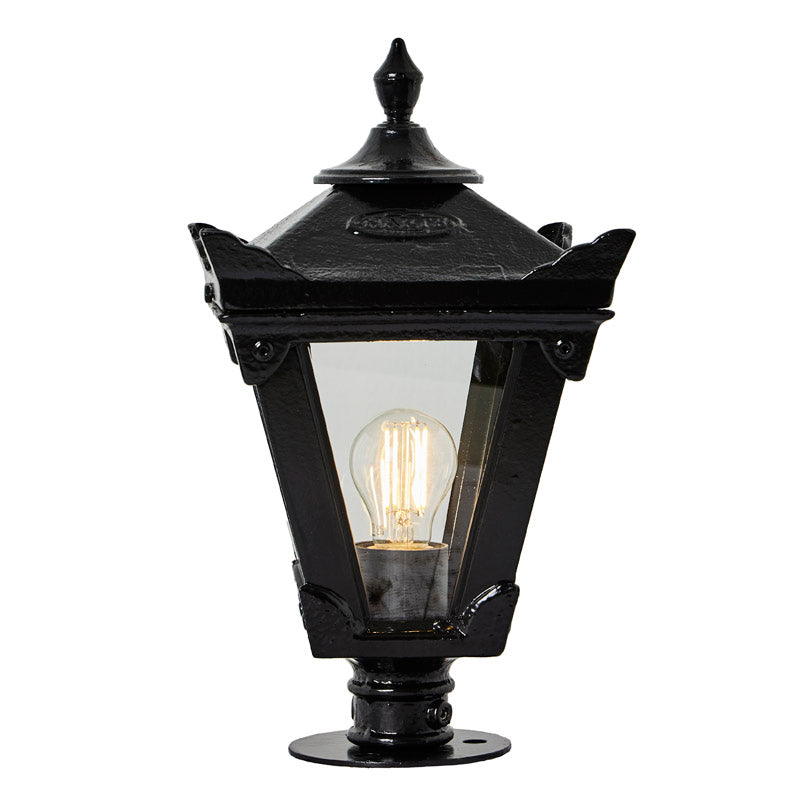 Victorian traditional cast iron pier light for narrow pier caps 0.38m (H054)