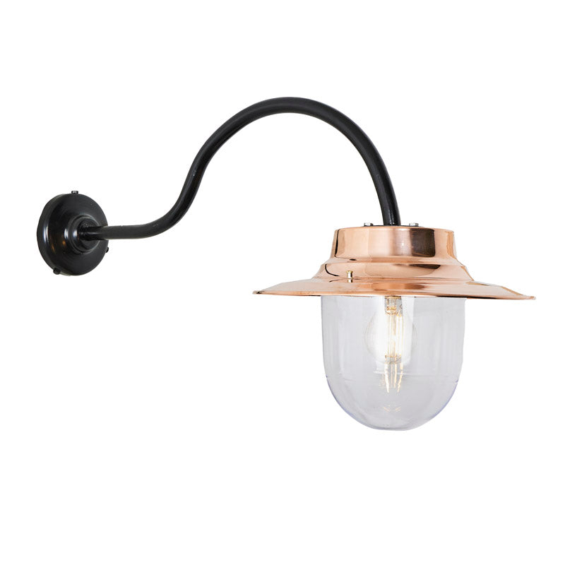 Copper farmyard wall light 0.49m (H066C)