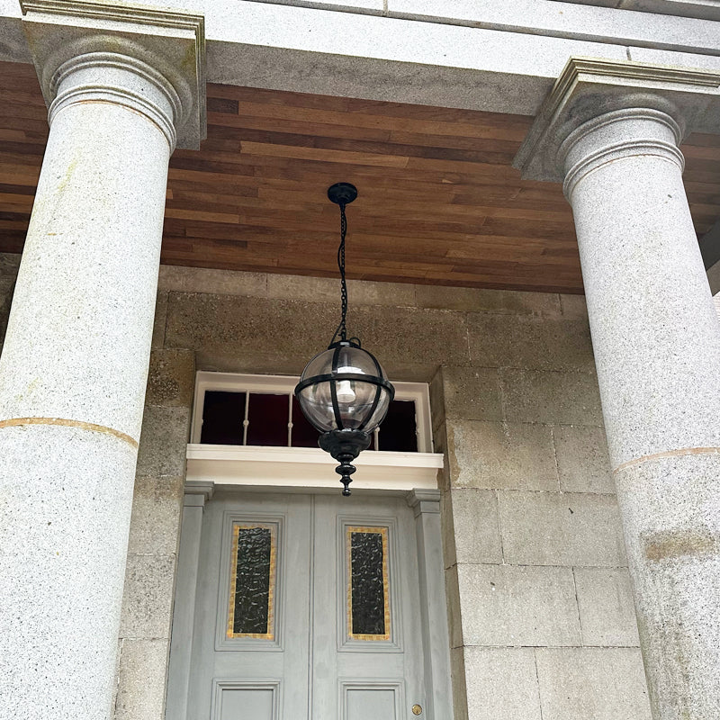 Victorian globe hanging light with chain 0.65m (H222)