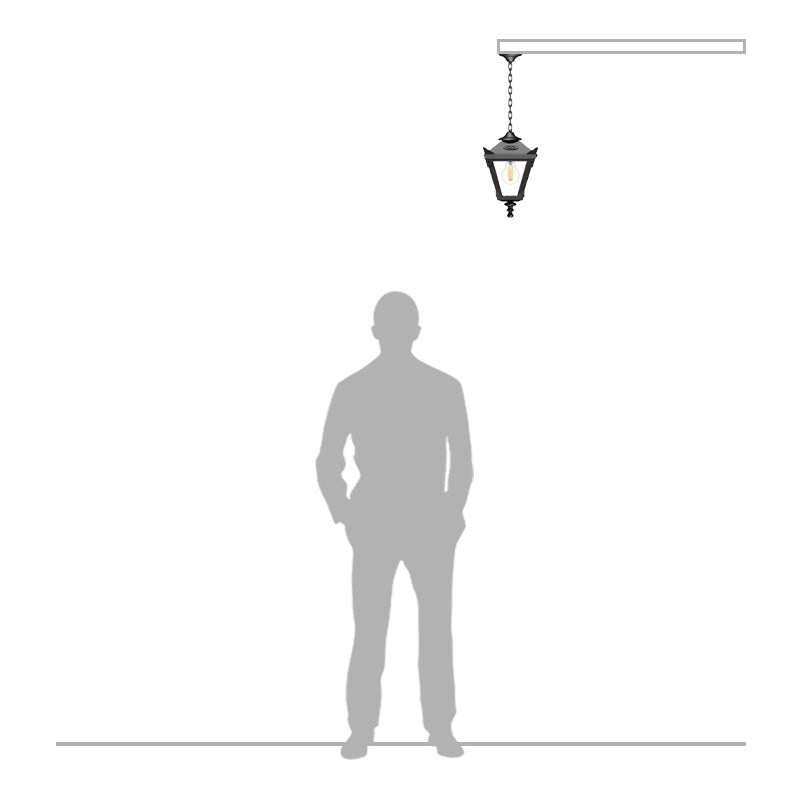 Victorian traditional hanging lantern 0.33m (H023)