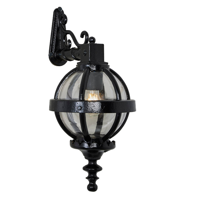 Victorian downturned globe wall light 0.59m (H246)