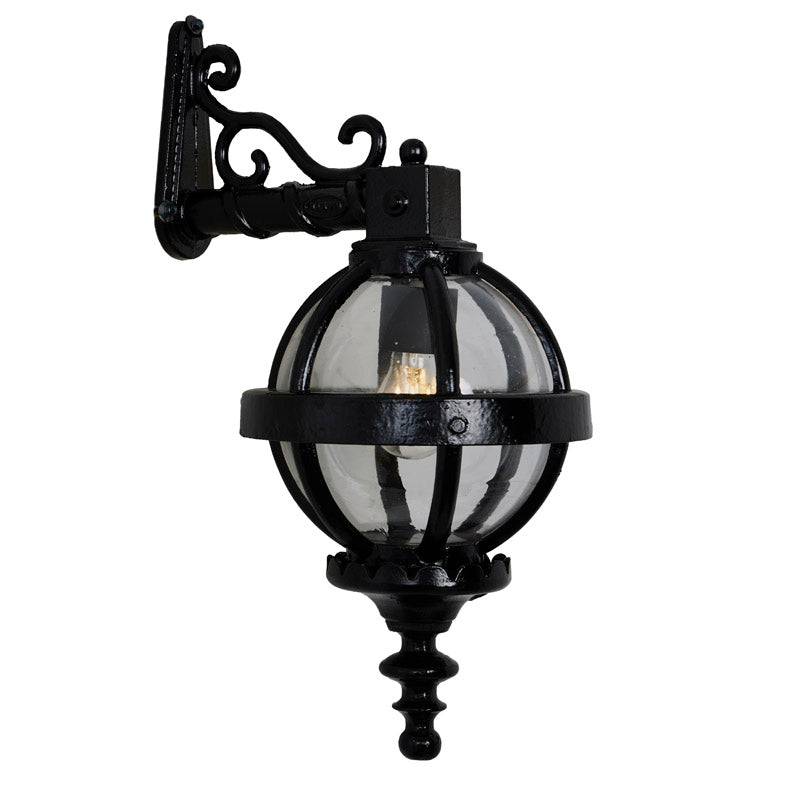 Victorian downturned globe wall light 0.59m (H246)