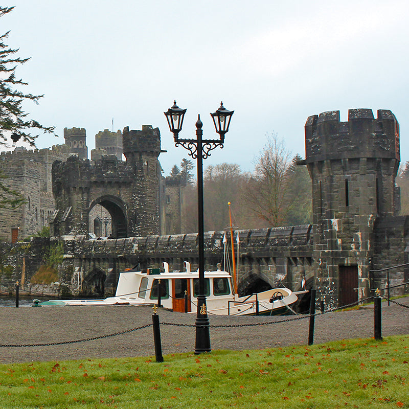 Victorian style large double headed lamp post 3.3m (H032)