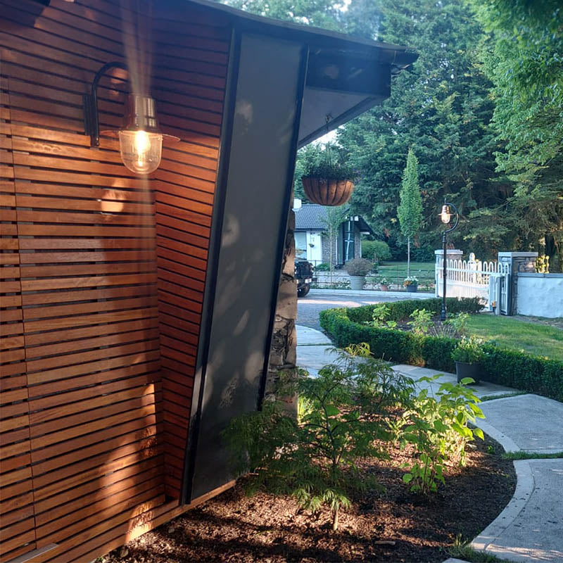 Vintage tear drop wall light in copper and 0.46m (H345C)