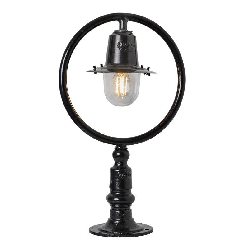 Classic railway style pier light for flat pier caps 0.59m (H352)