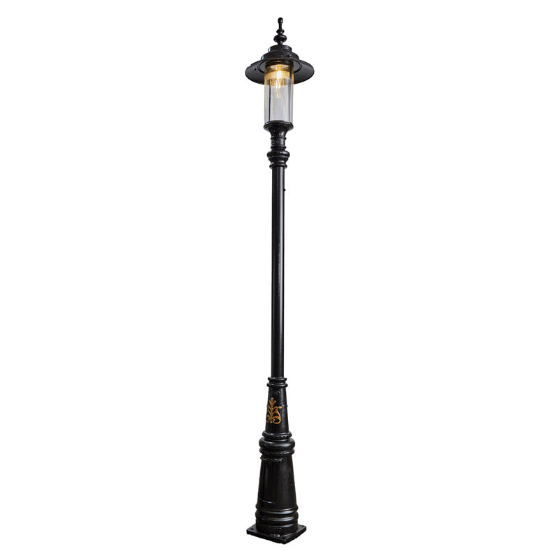 Georgian style lamp post in cast iron and steel 3.5m (H401)