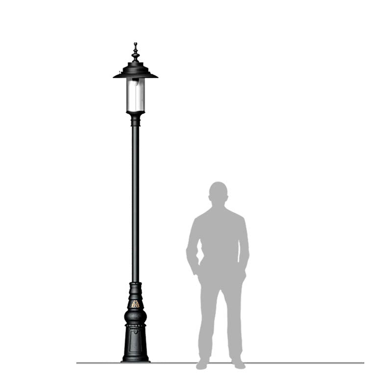 Georgian style lamp post 3.2m (H402)
