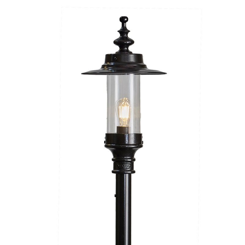 Georgian style lamp post in cast iron and steel 2.55m (H406)