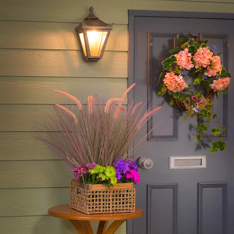 Victorian traditional cast iron bulkhead light 0.37m (H044)