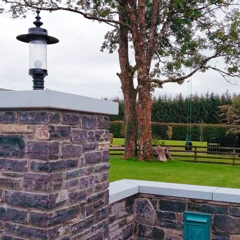 Georgian style pier light for flat piers 0.65m (H451)