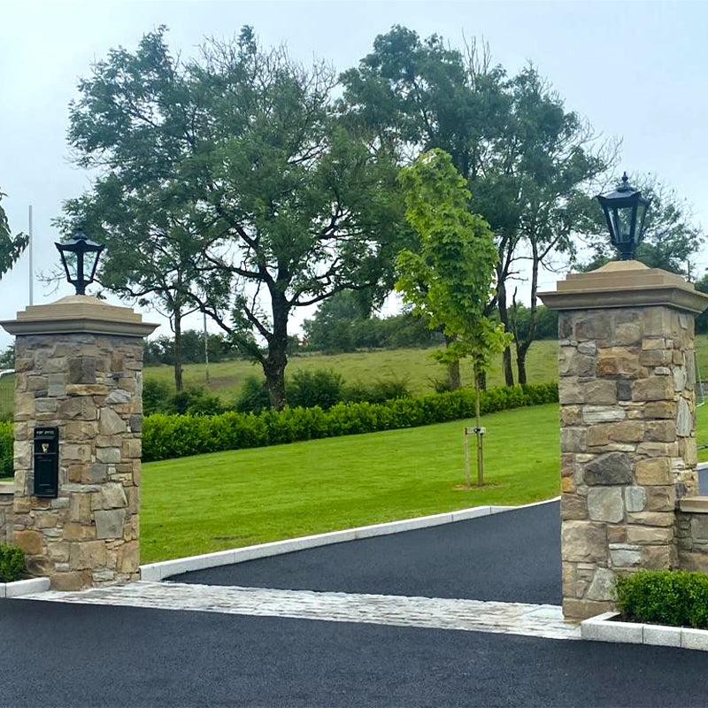 Victorian traditional cast iron pier light for narrow pier caps 0.6m (H053)