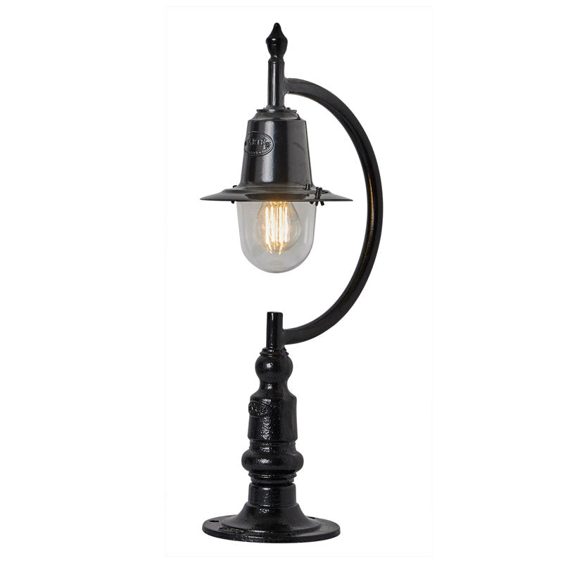Vintage tear drop pier light for flat piers 0.64m (H552)