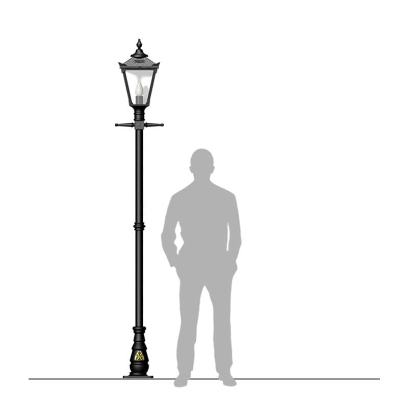 Victorian traditional cast iron lamp post 2.6m (H006)