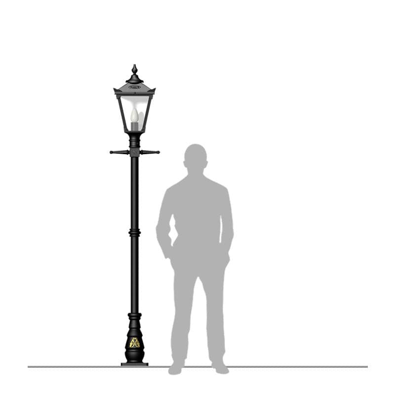 Victorian traditional cast iron lamp post 2.3m (H007)