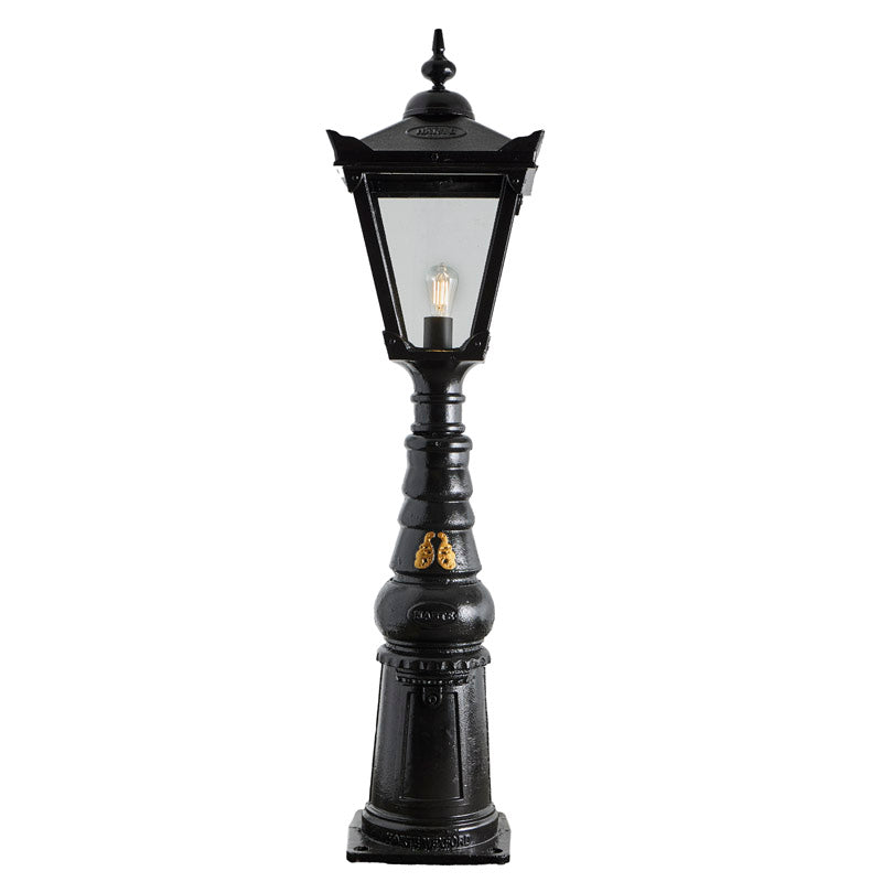Victorian traditional cast iron pedestal light 1.54m (H813)