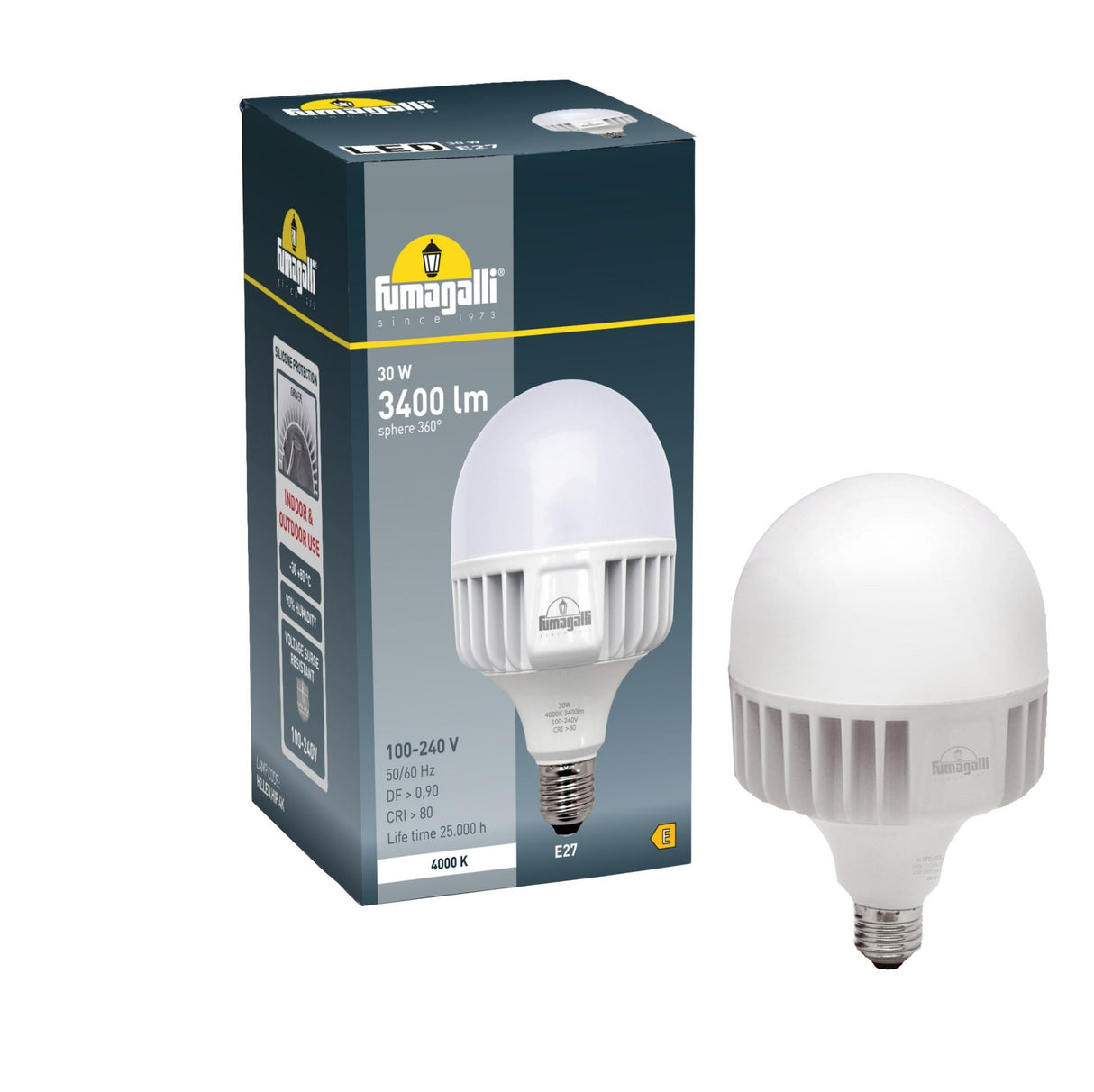 30W 3620lm E27 HighPower LED CCT, Lamp