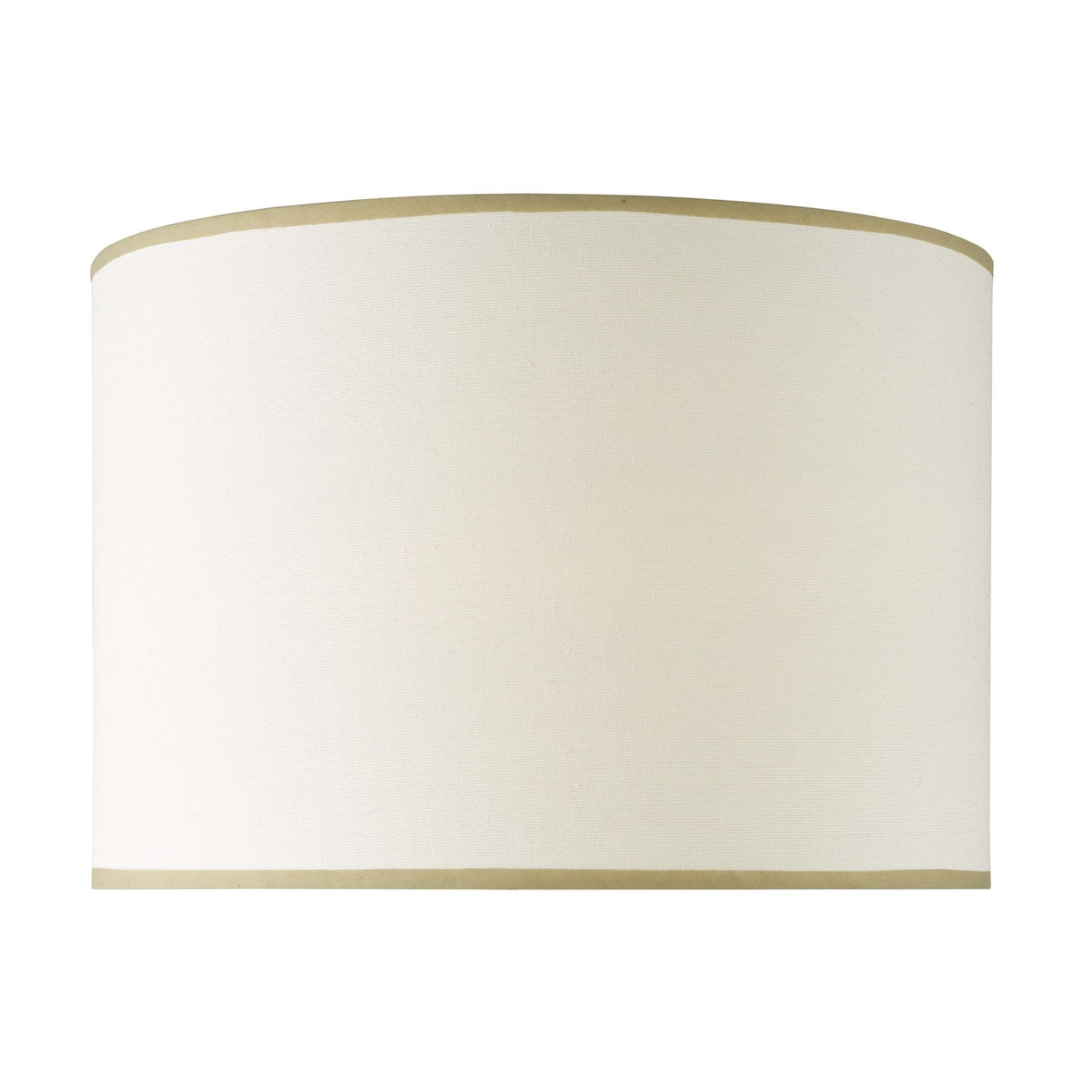 Idella White Linen Drum Shade 36cm 36cm