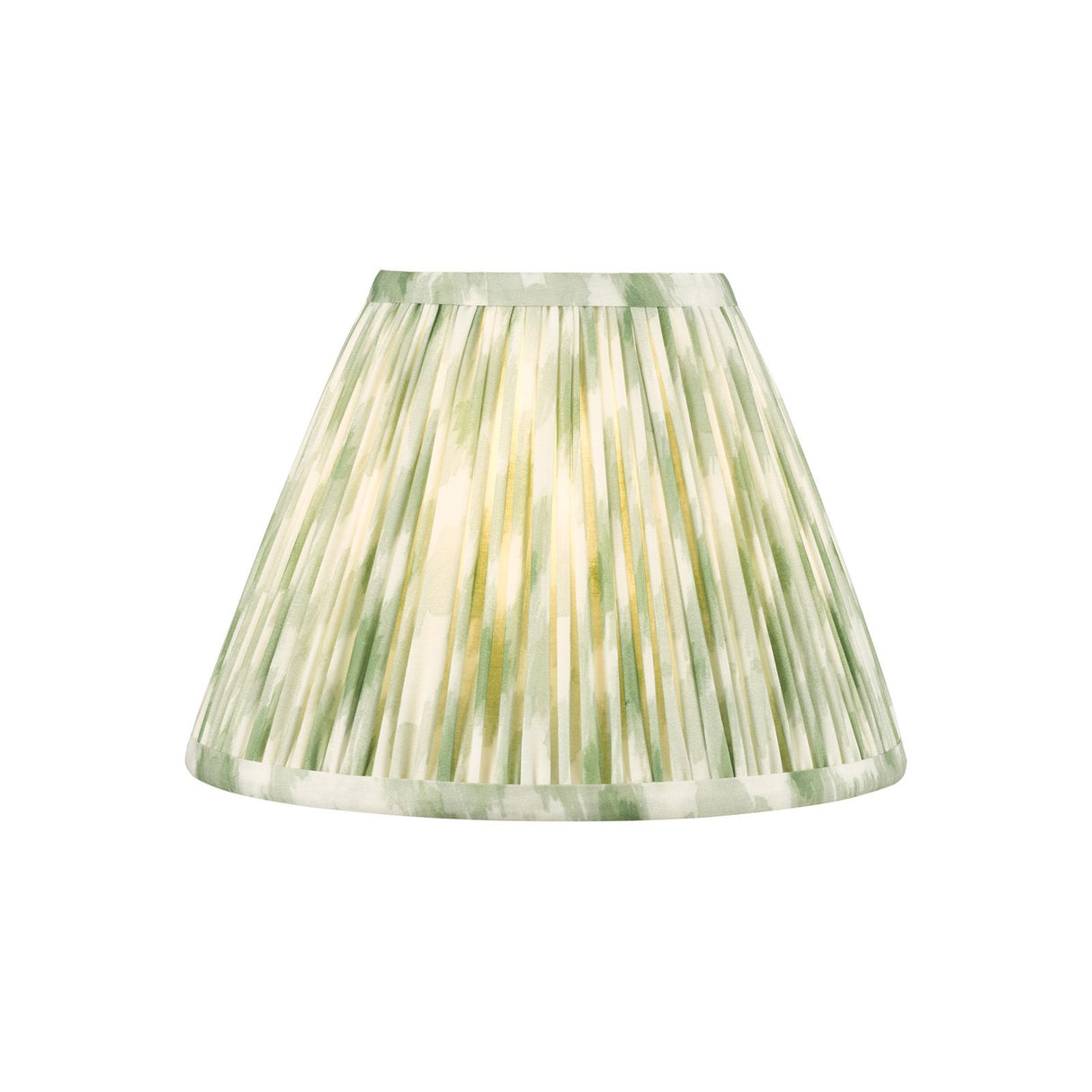 Ikat Green Cotton Empire Shade 25cm 25cm