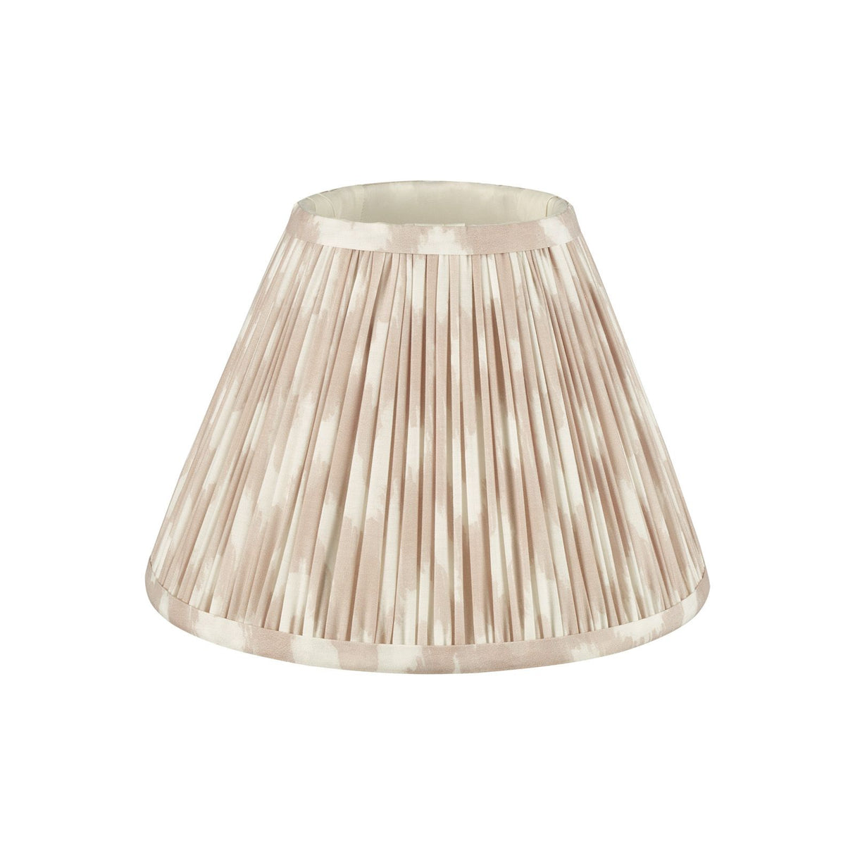 Ikat Taupe Cotton Empire Shade 25cm 25cm