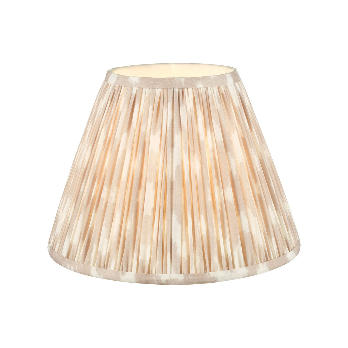 Ikat Taupe Cotton Empire Shade 30cm 30cm