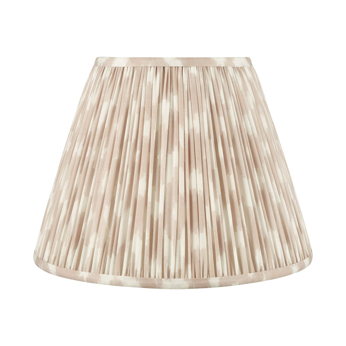 Ikat Taupe Cotton Empire Shade 35cm 35cm