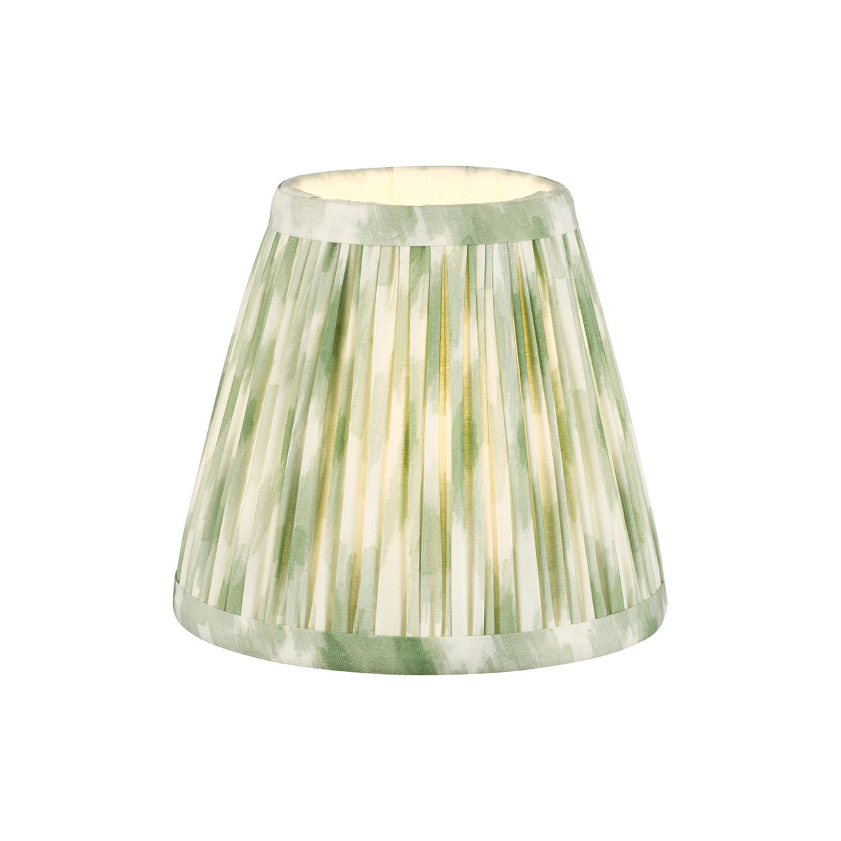 Ikat Green Cotton Empire Shade 15cm 15cm