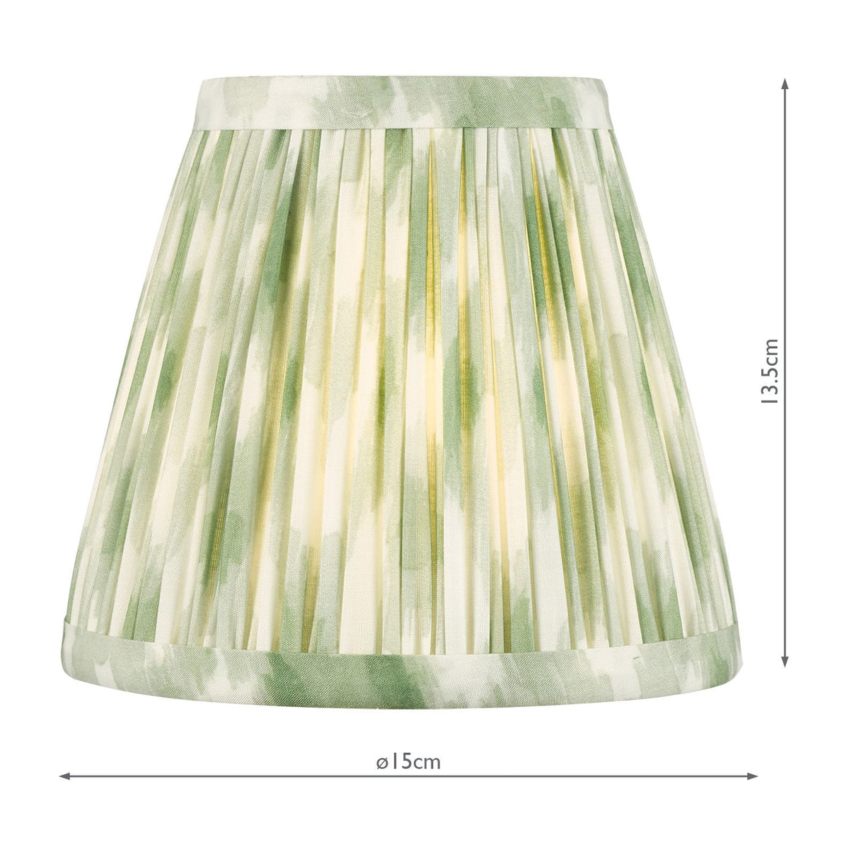 Ikat Green Cotton Empire Shade 15cm 15cm