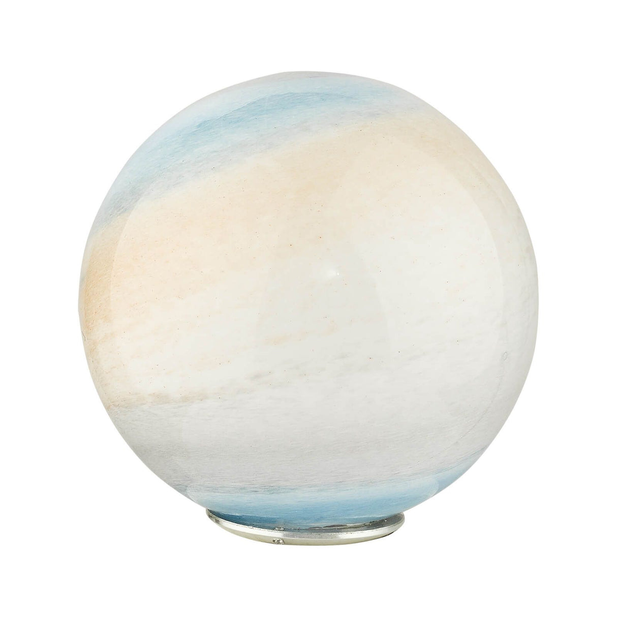 Izzy 6lt Semi Flush Polished Chrome With Planet Style Glass