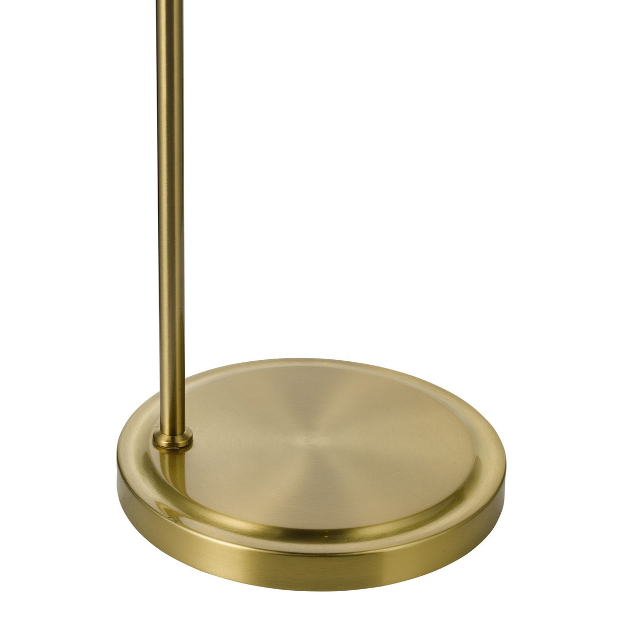 Jocelyn Floor Lamp Natural Brass and Glass