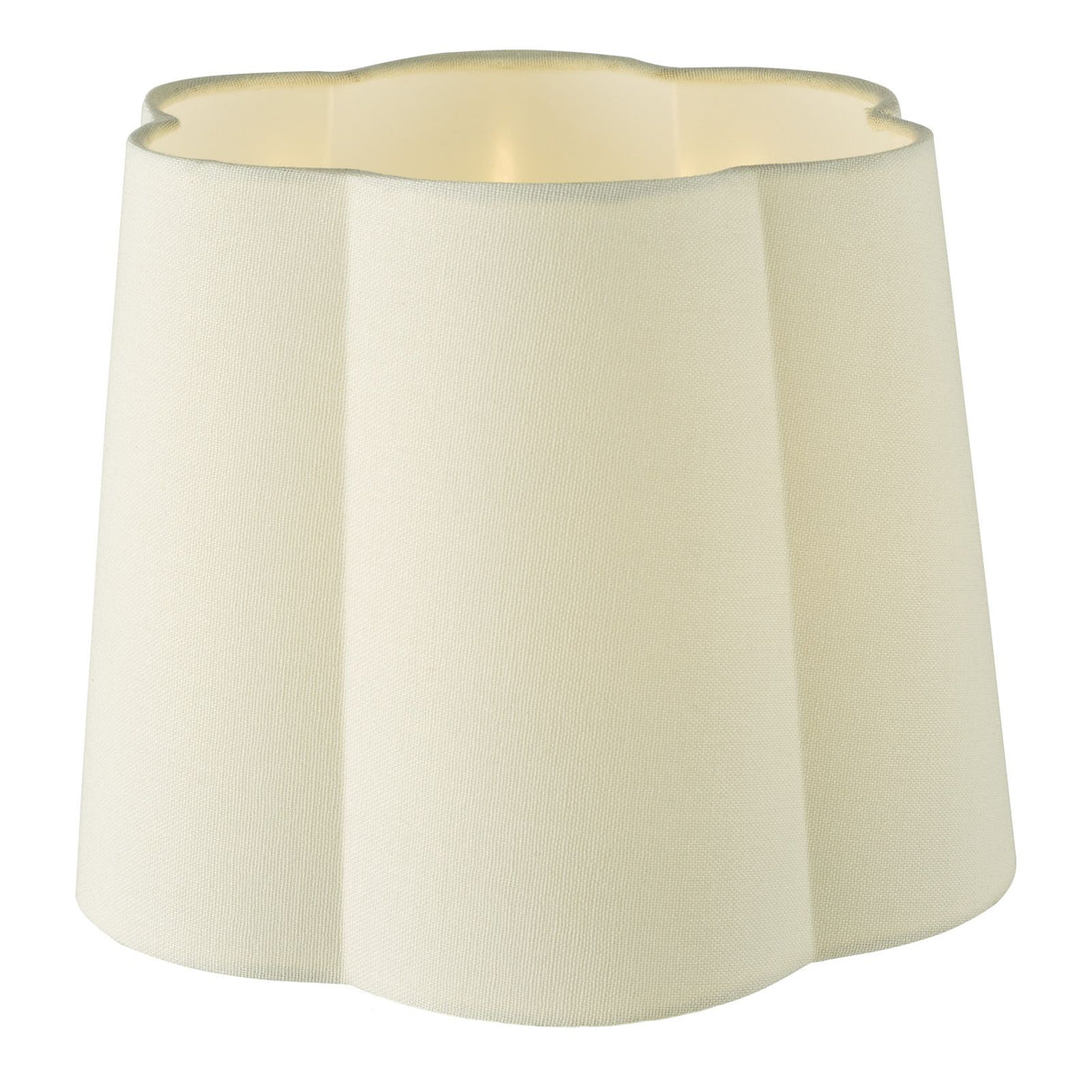 Jordana Ivory Cotton Tapered Drum Shade