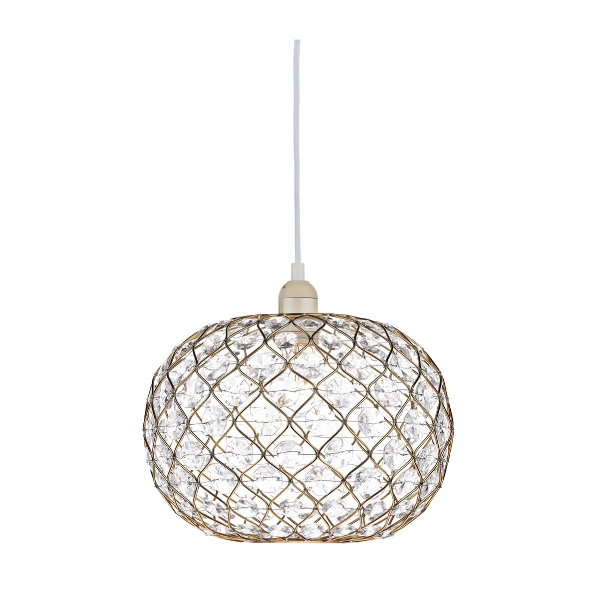 Juanita Easy Fit Pendant Gold Acrylic