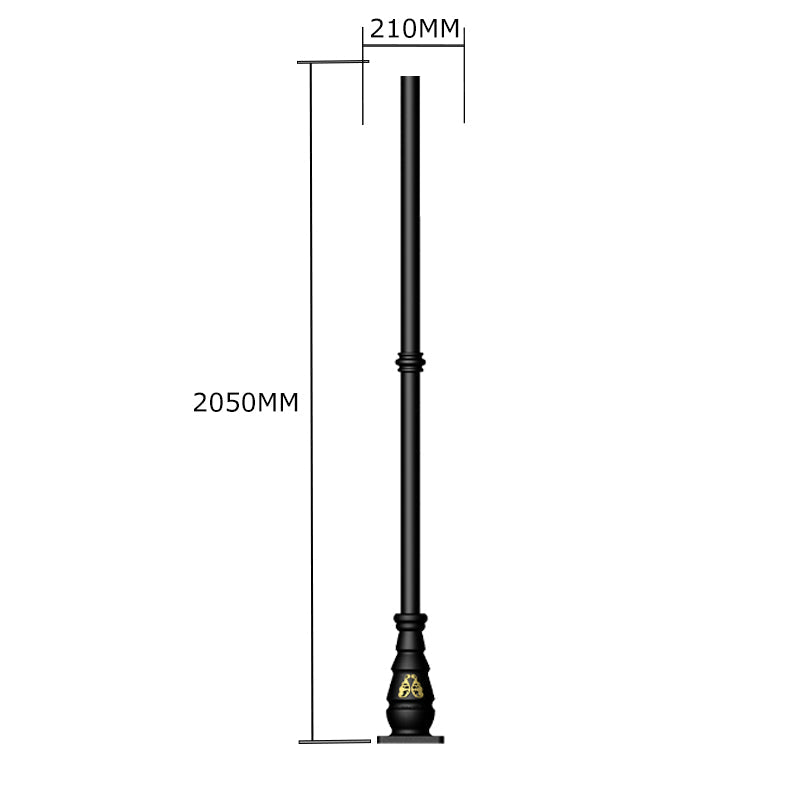 Traditional lamp post column 2.05m (LC005)