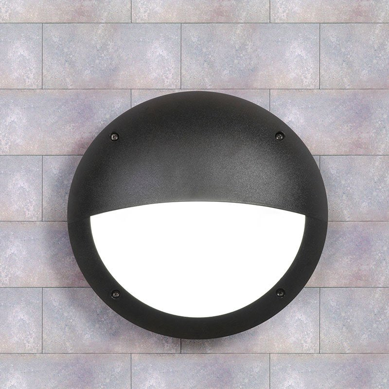 Lucia EL 9W/15W GX53 LED CCT, Eyelid Bulkhead, Black/Opal