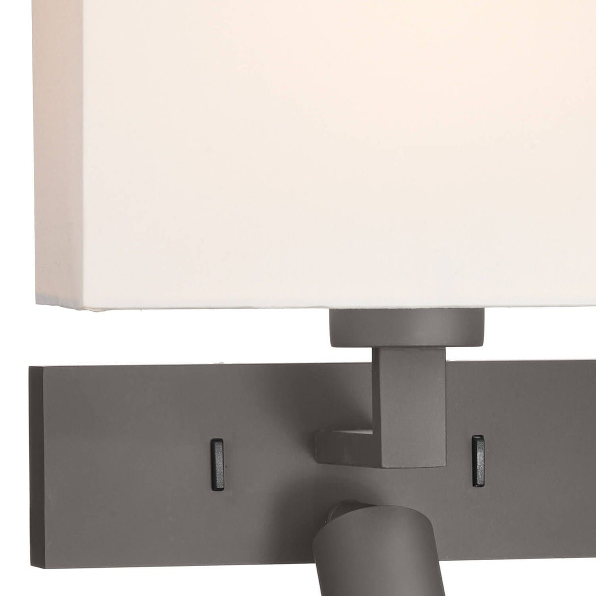 Modena Wall Light Brushed Bronze With Shade LED