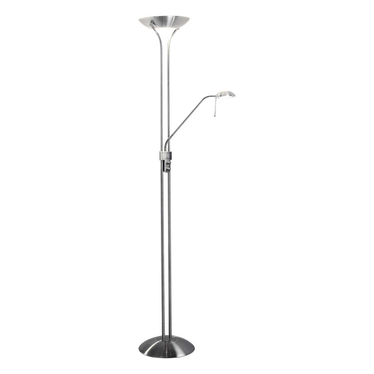 Montana Mother & Child Floor Lamp Satin Chrome