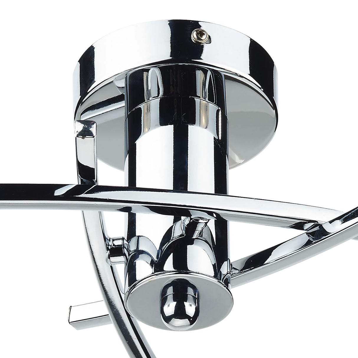 Morgan 3 Light Semi Flush Polished Chrome