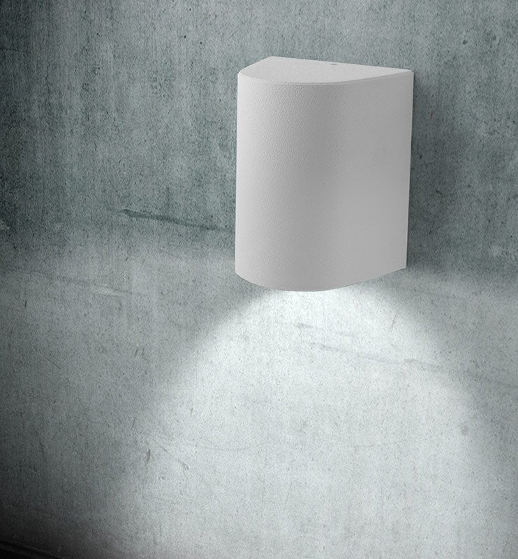 Marta 160 10W GX53 LED CCT, Wall Light, Grey/Clear
