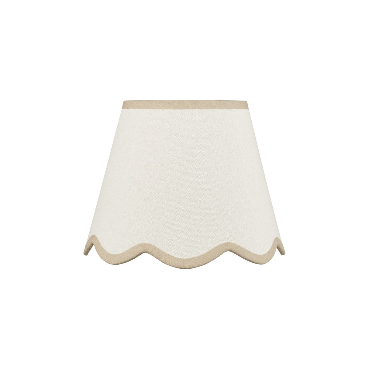 Poma Natural Linen Tapered Drum Shade 25cm 25cm