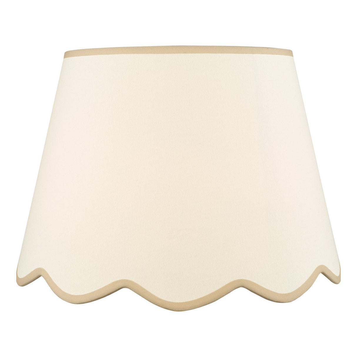 Poma Natural Linen Tapered Drum Shade 45cm 45cm
