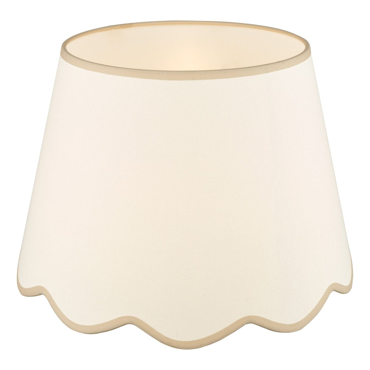 Poma Natural Linen Tapered Drum Shade 45cm 45cm