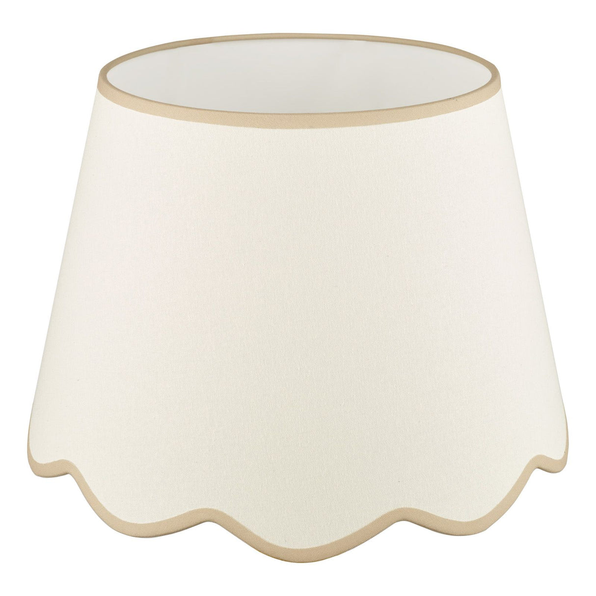 Poma Natural Linen Tapered Drum Shade 45cm 45cm