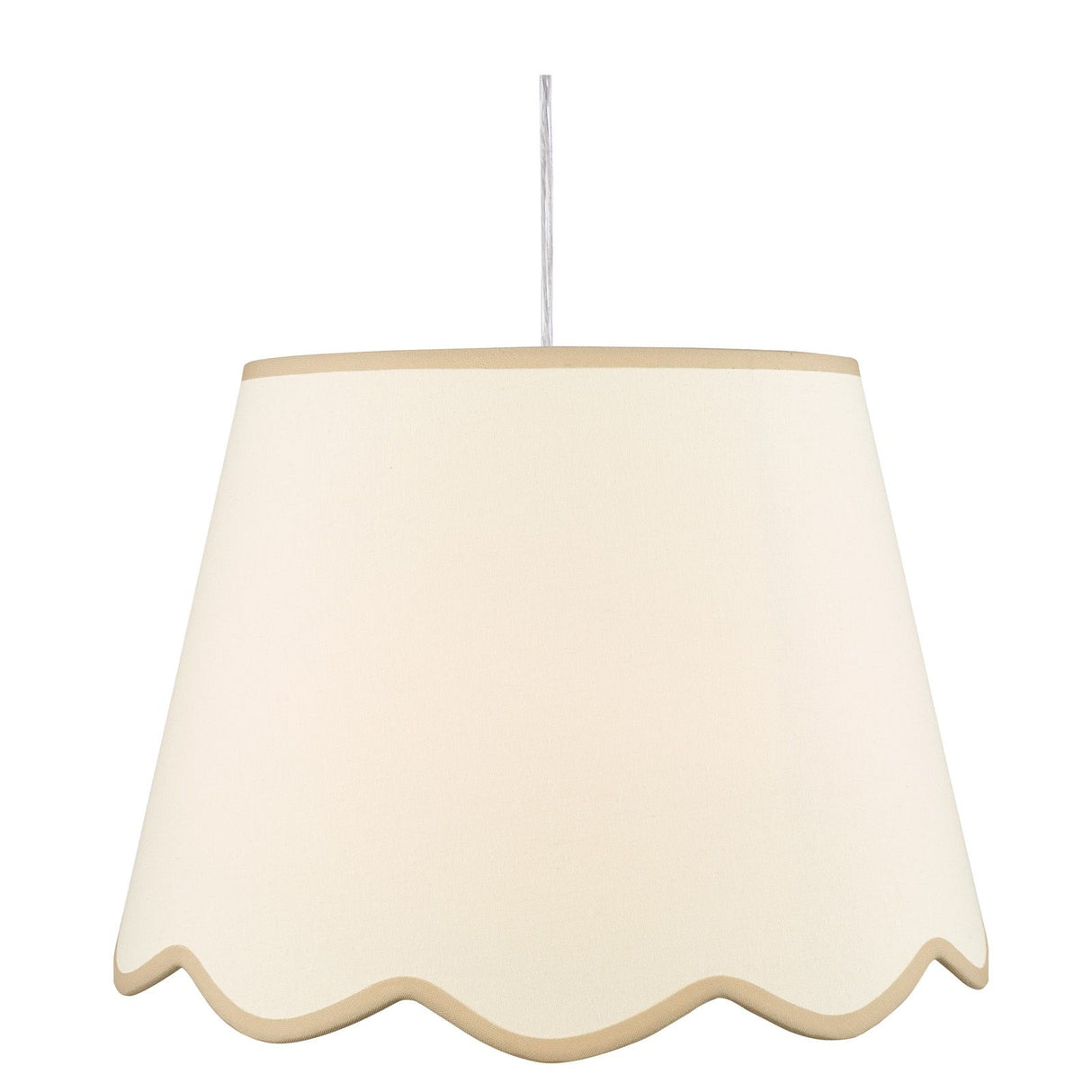 Poma Natural Linen Tapered Drum Shade 45cm 45cm